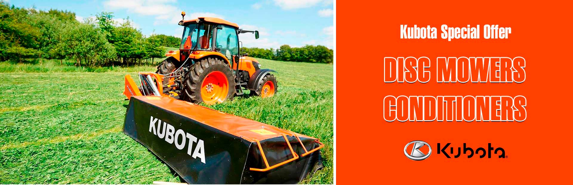 Kubota Kubota US Special Offers Disc Mowers Conditioner Collie